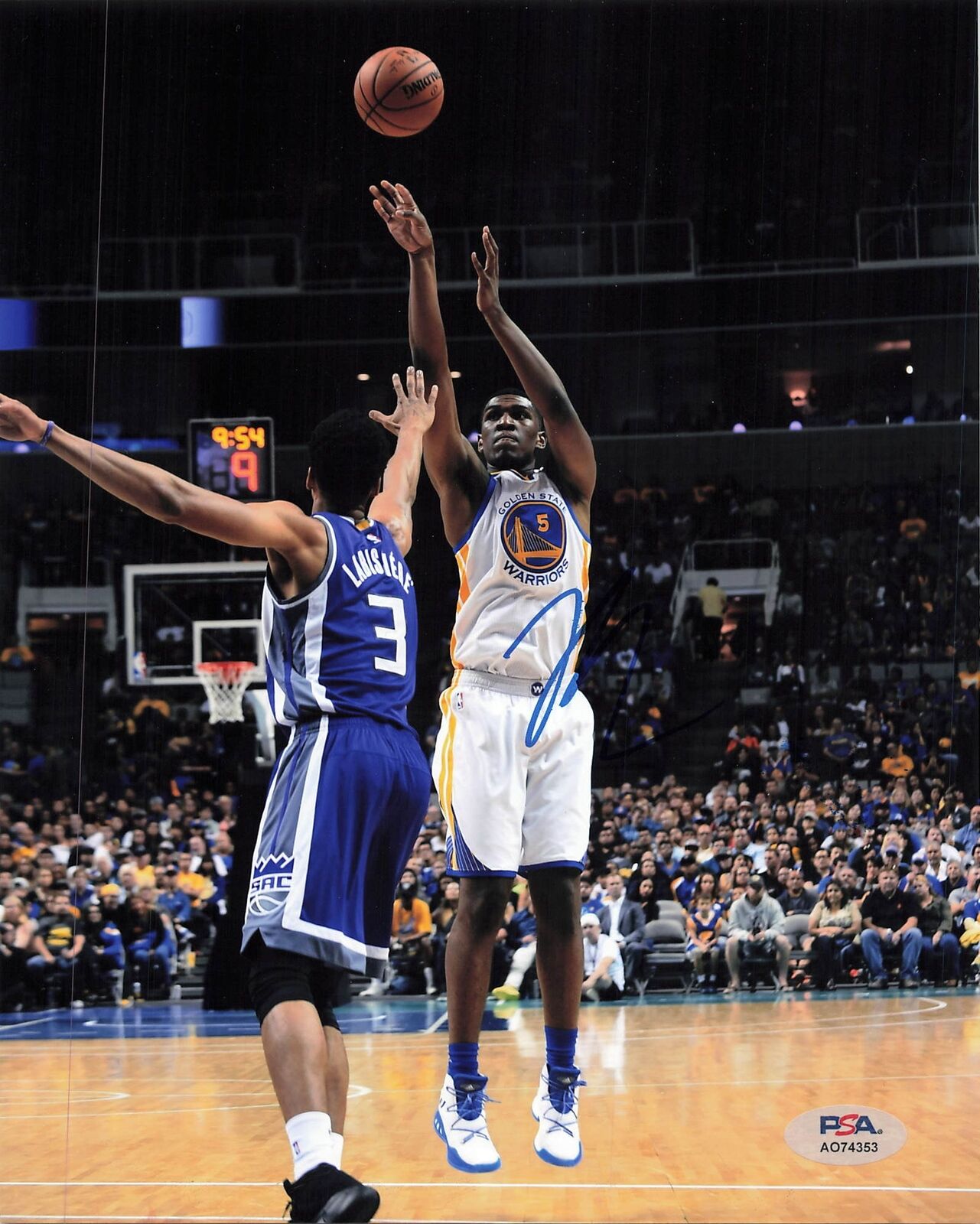 Kevon Looney signed 8x10 photo PSA/DNA Golden State Warriors Autographed