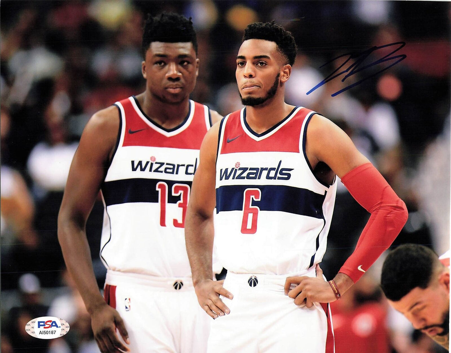 Troy Brown Jr signed 8x10 photo PSA/DNA Washington Wizards Autographed