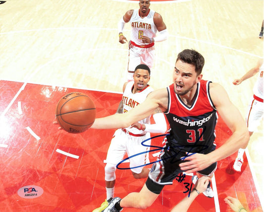 Tomas Satoransky signed 8x10 photo PSA/DNA Washington Wizards Autographed