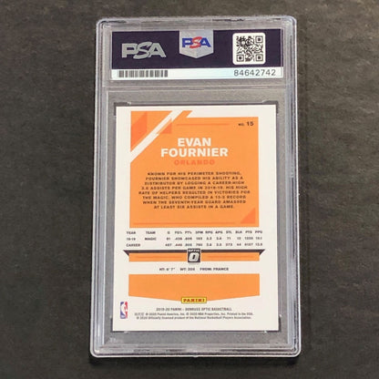 2019-20 Panini Optic #15 Evan Fournier Signed Card AUTO PSA Slabbed Magic