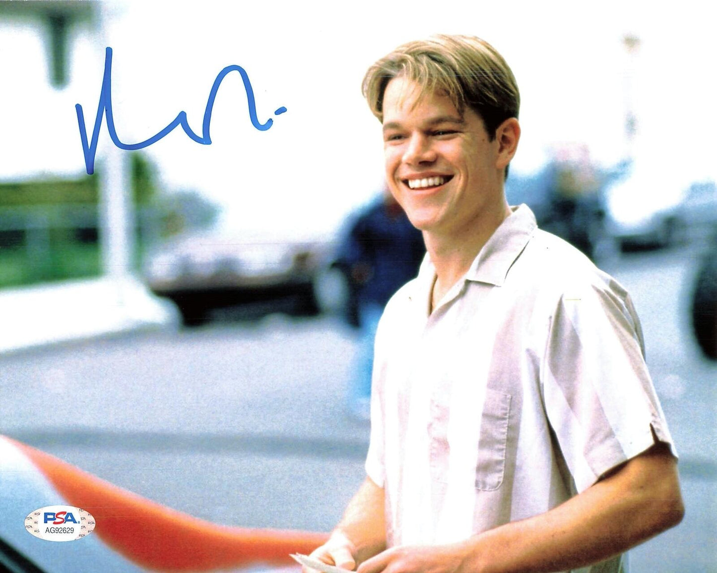 Matt Damon signed 8x10 photo PSA/DNA Autographed