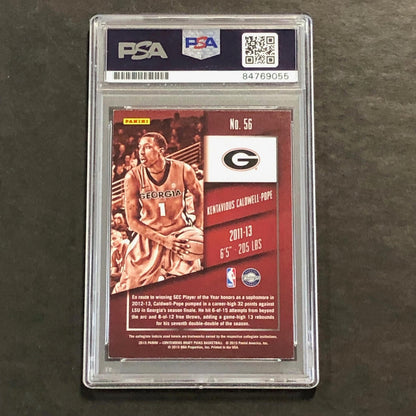 2015 Panini Contenders #56 Kentavious Caldwell-Pope Signed Card AUTO 9 PSA Slabb