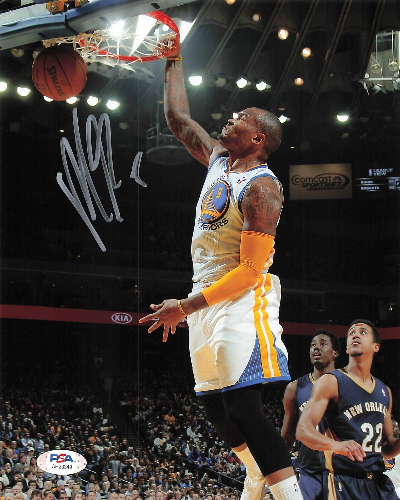 Marreese Speights signed 8x10 photo PSA/DNA Warriors Autographed Mo