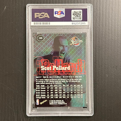 1998 Skybox #185 Scot Pollard Signed Card AUTO PSA Slabbed Pistons