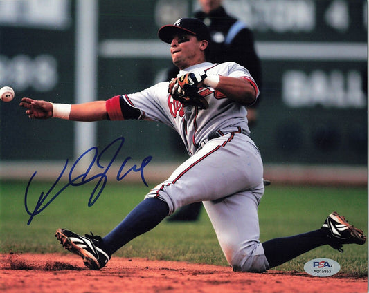 MARTIN PRADO signed 8x10 photo PSA/DNA Atlanta Braves Autographed