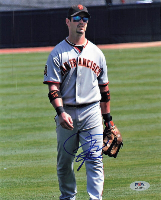 AARON ROWAND signed 8x10 photo PSA/DNA San Francisco Giants Autographed