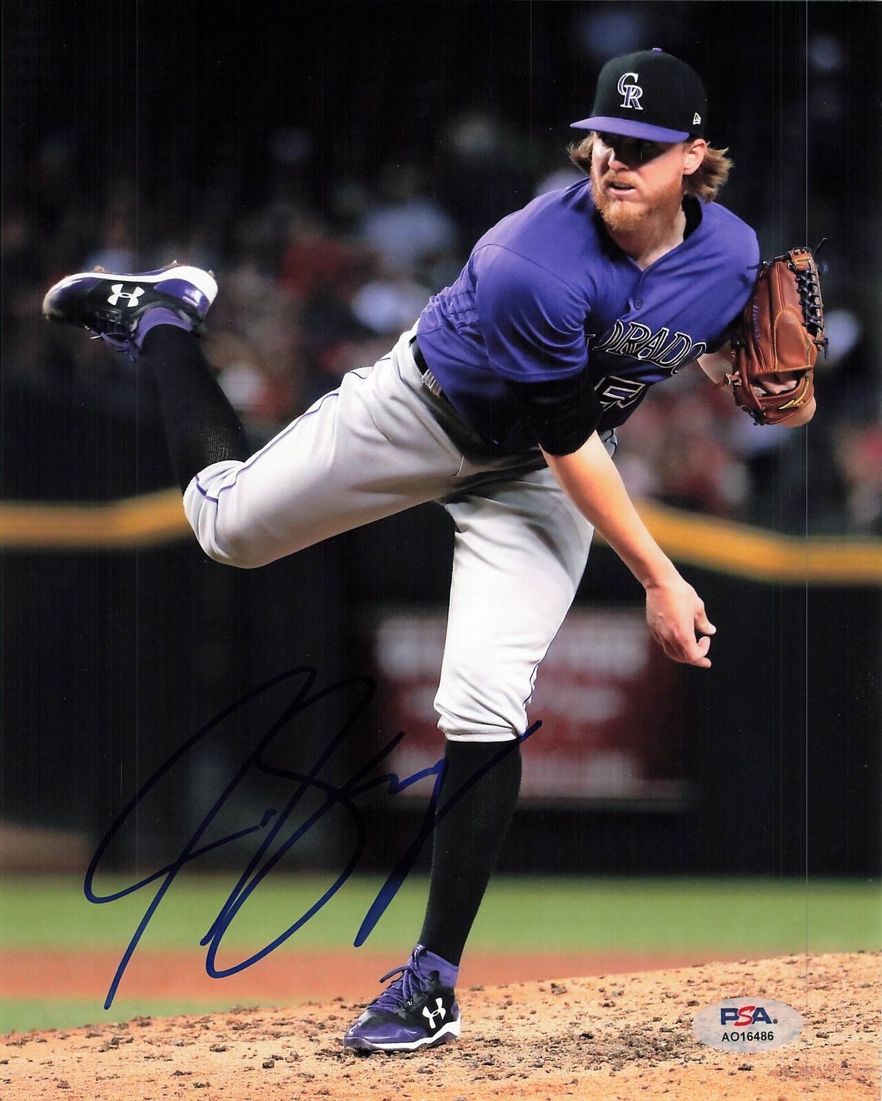 JON GRAY signed 8x10 photo PSA/DNA Colorado Rockies Autographed