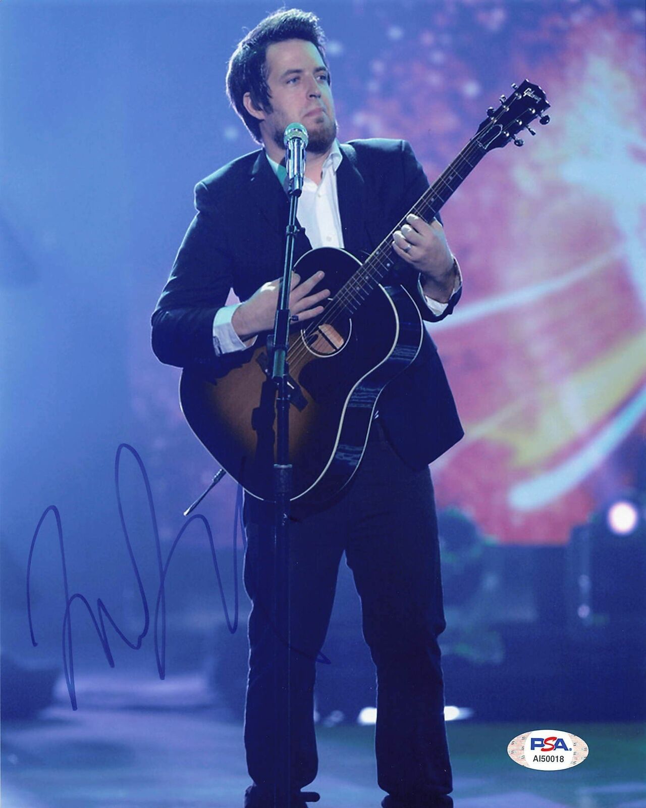 Lee DeWyze signed 8x10 photo PSA/DNA Autographed