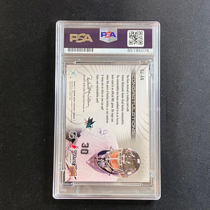 2010-11 Upperdeck #GJ-AN Antero Nittymaki Signed Card AUTO PSA Slabbed Sharks