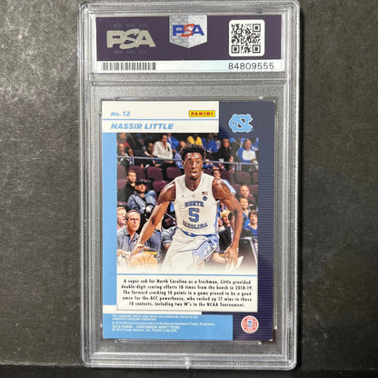 2019 Panini Contenders Draft Picks #12 NASSIR LITTLE Signed Rookie Card AUTO PSA