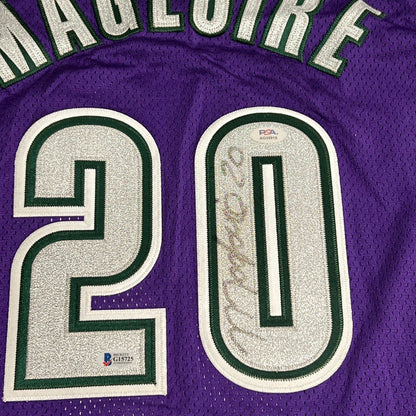 Jamaal Magloire Signed Jersey AUTO PSA/DNA Bucks Autographed