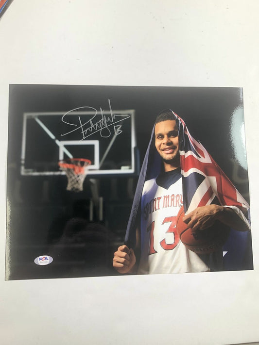 Patty Mills signed 11x14 photo PSA/DNA Saint Mary's Autographed Spurs