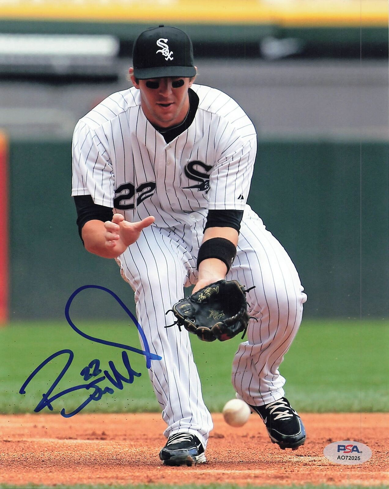 Brent Morel signed 8x10 photo PSA Autographed White Sox