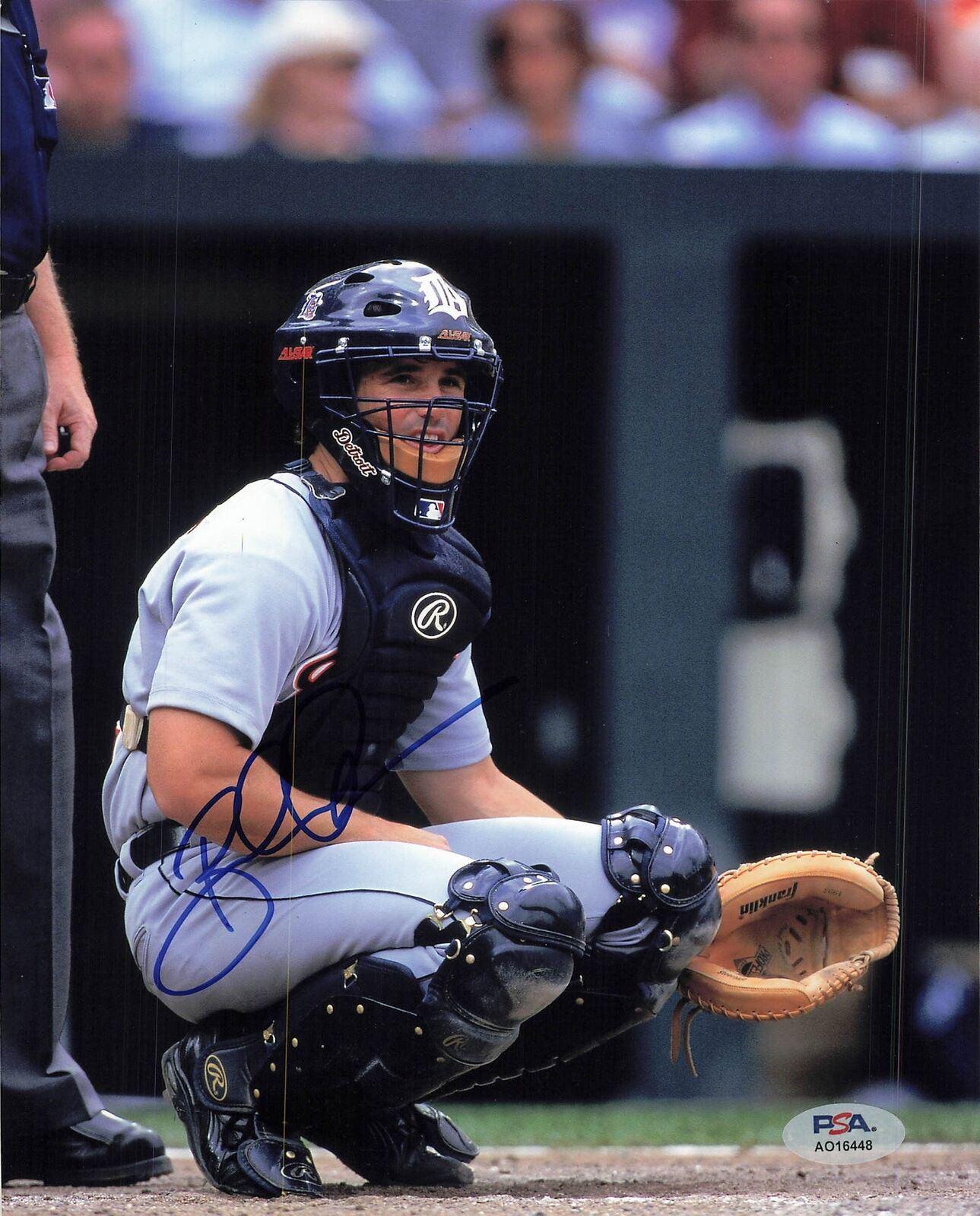 Brad Ausmus signed 8x10 photo PSA/DNA Detroit Tigers Autographed