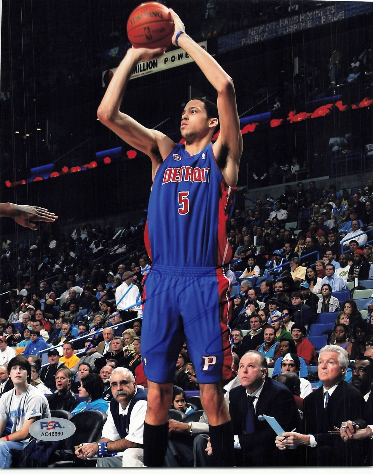 Austin Daye signed 8x10 photo PSA/DNA Detroit Pistons Autographed