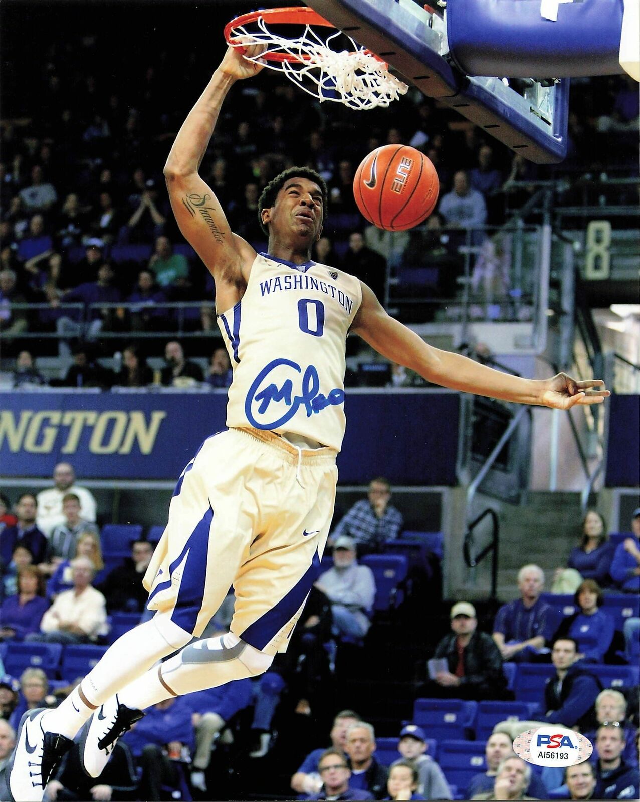 Marquese Chriss signed 8x10 photo PSA/DNA Washington Autographed