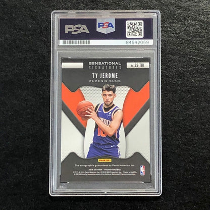 2019-20 Prizm Sensational Signatures #SS-TJR Ty Jerome Signed Card AUTO 10 PSA S