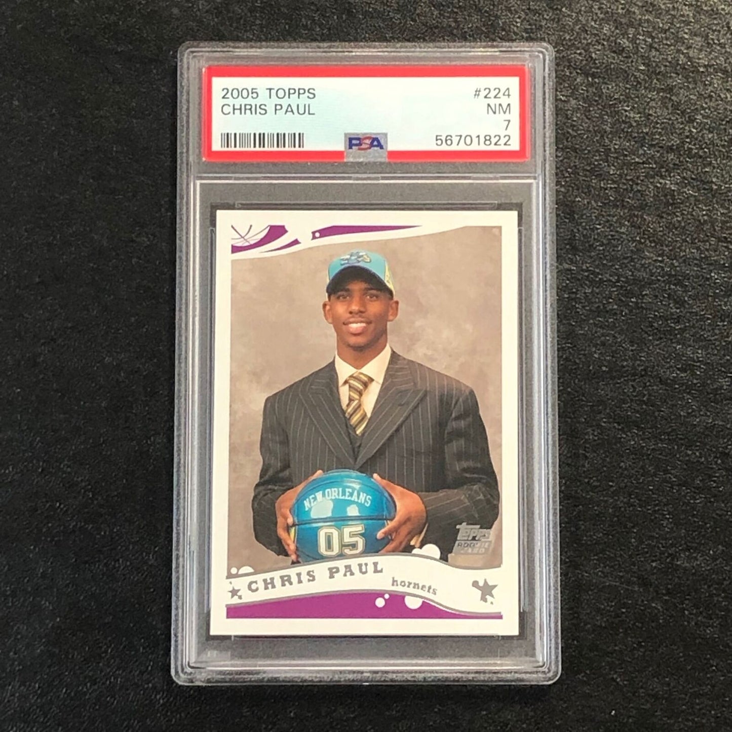 2005 Topps #224 Chris Paul PSA 7 NM Hornets