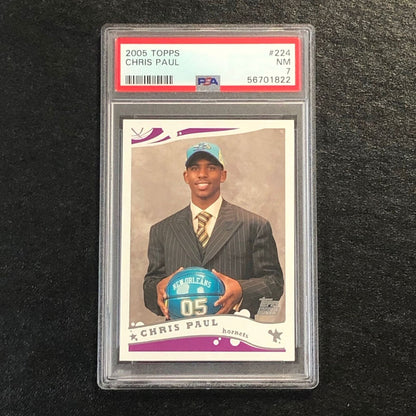 2005 Topps #224 Chris Paul PSA 7 NM Hornets