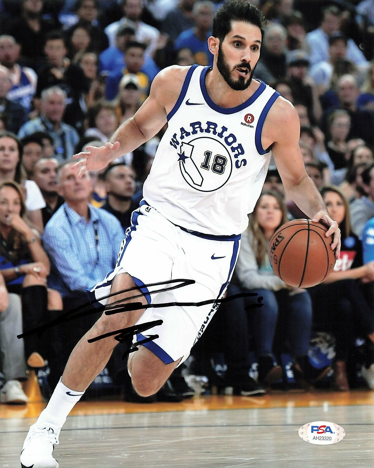 Omri Casspi signed 8x10 photo PSA/DNA Warriors Autographed