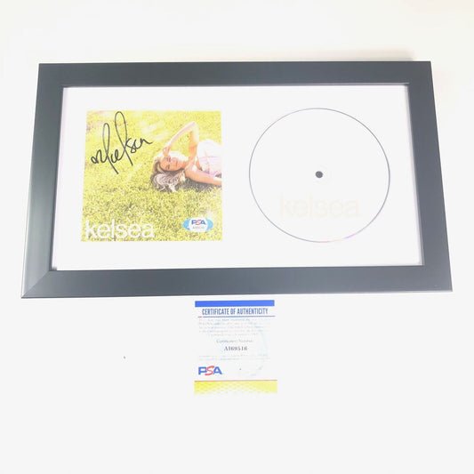 Kelsea Ballerini Signed CD Cover Framed PSA/DNA Autographed Kelsea