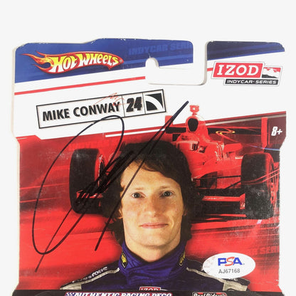 MIKE CONWAY Signed Hot Wheels Toybox PSA/DNA Racing