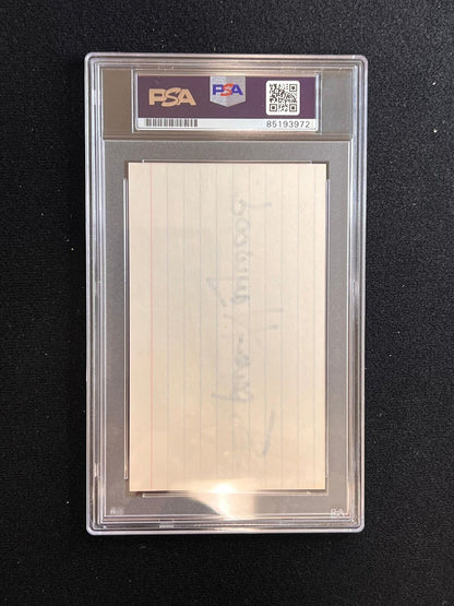 Spencer Haywood Signed Cut AUTO PSA Slabbed Sonics