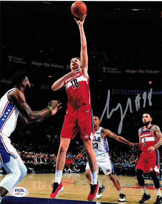 ANZEJS PASECNIKS signed 8x10 photo PSA/DNA Washington Wizards Autographed