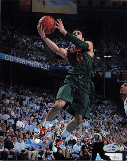 Shane Larkin Signed photo PSA Miami Hurricanes