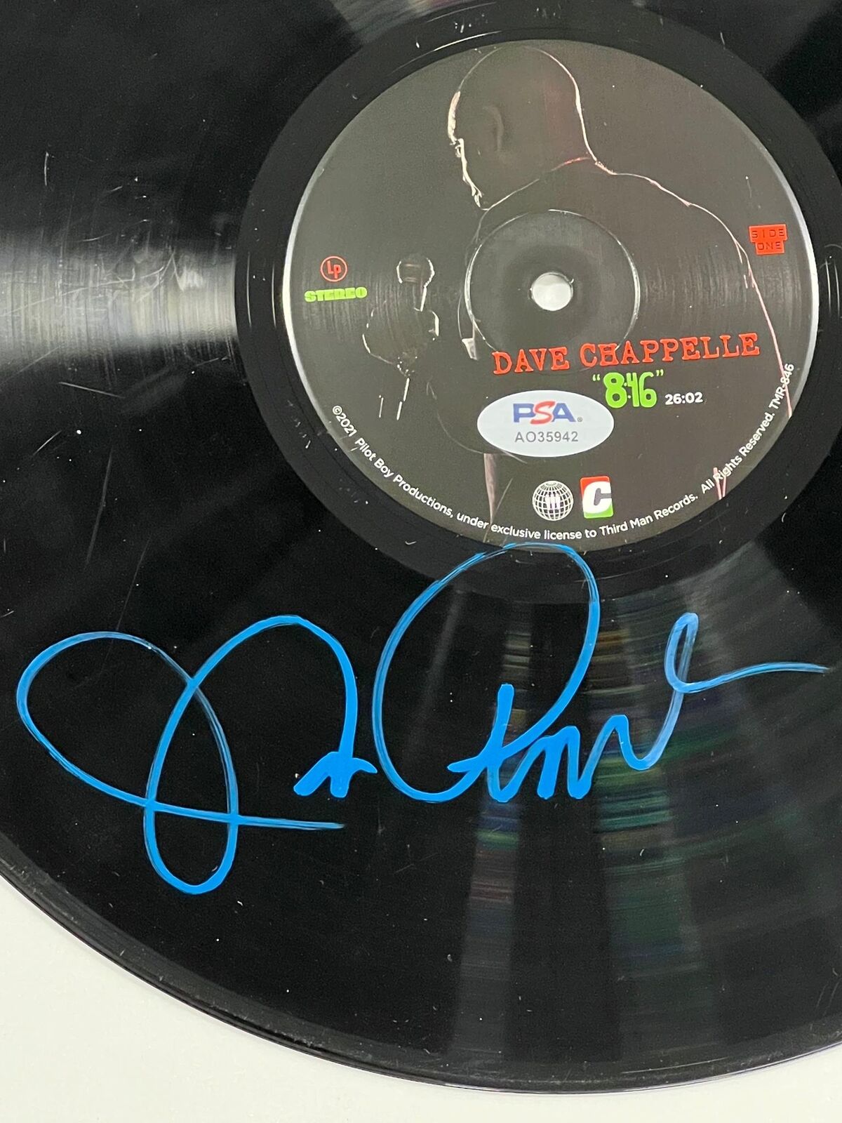 Dave Chappelle signed 846 Vinyl PSA/DNA Album autographed