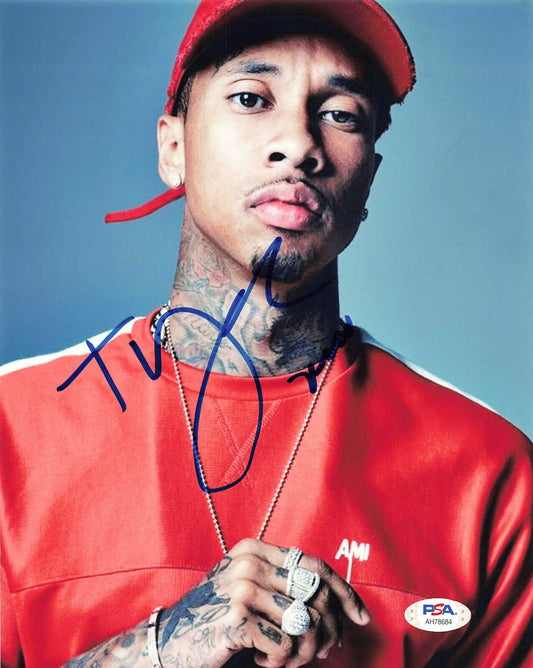 Tyga signed 8x10 photo PSA/DNA Autographed Rapper