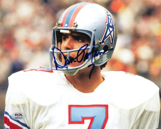 Dan Pastorini signed 8x10 photo PSA/DNA Autographed Oilers