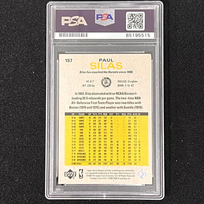 2002 Upper Deck Generations #157 Paul Silas Signed Card AUTO PSA/DNA Slabbed Cel