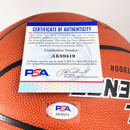 CADE CUNNINGHAM signed Spalding Basketball PSA/DNA Detroit Pistons Autographed