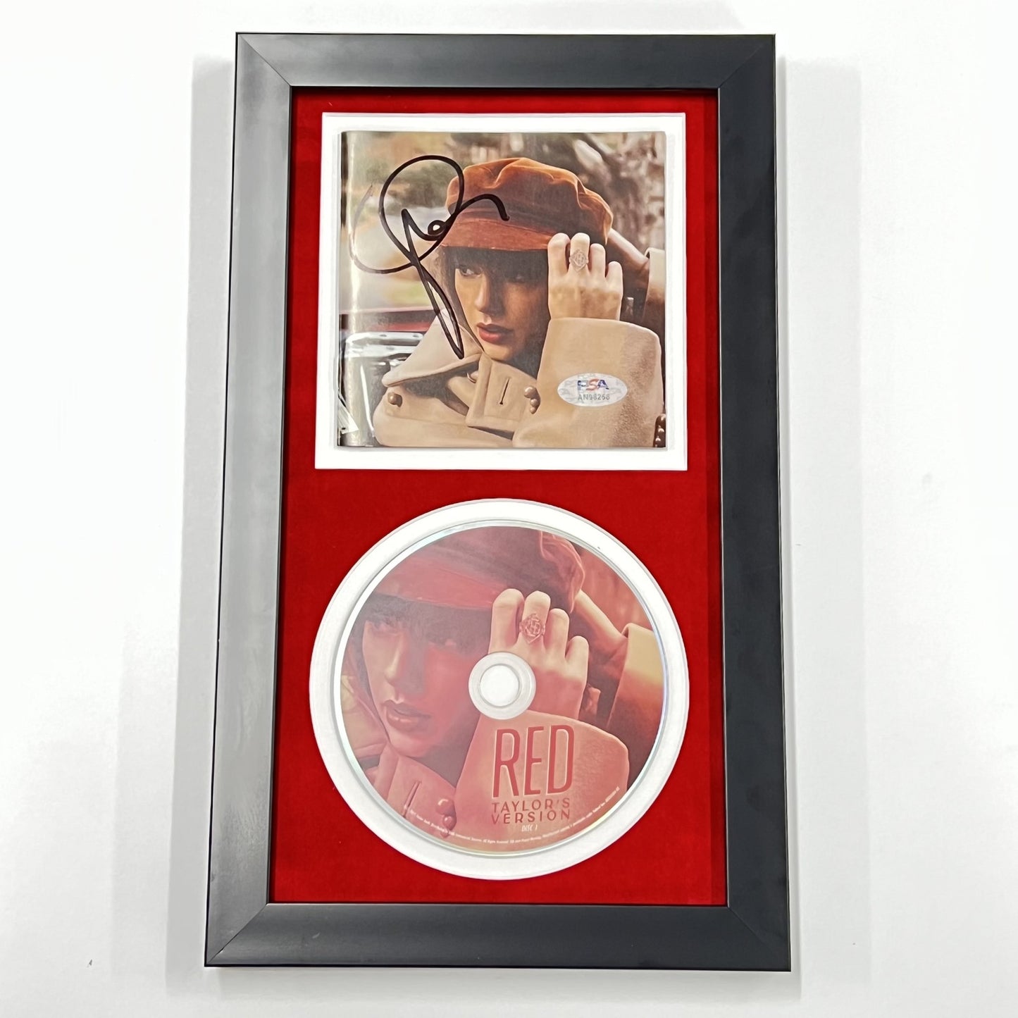 Taylor Swift Signed CD Cover Framed PSA/DNA RED Autographed