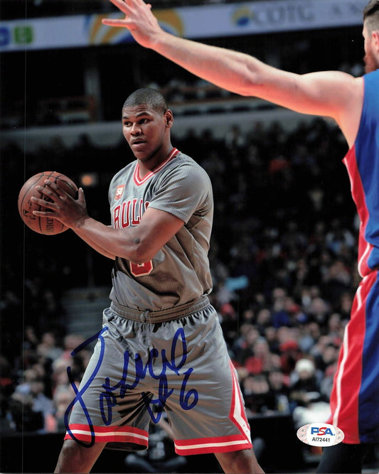 CRISTIANO FELICIO signed 8x10 photo PSA/DNA Chicago Bulls Autographed