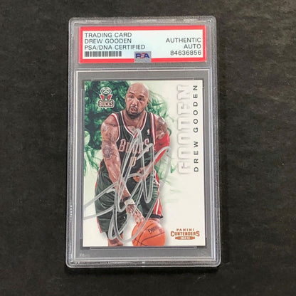 2012-13 Panini Contenders #141 Drew Gooden Signed Card AUTO PSA/DNA Slabbed Buck