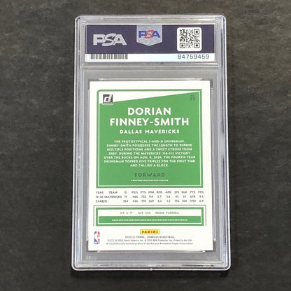 2020-21 Panini Donruss #79 Dorian Finney-Smith Signed Card AUTO PSA Slabbed Mave