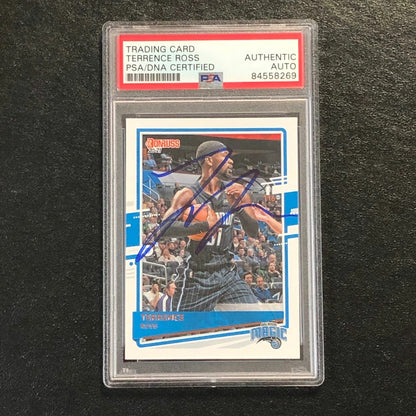 2020-21 Panini Donruss #50 Terrence Ross Signed Card AUTO PSA Slabbed Magic
