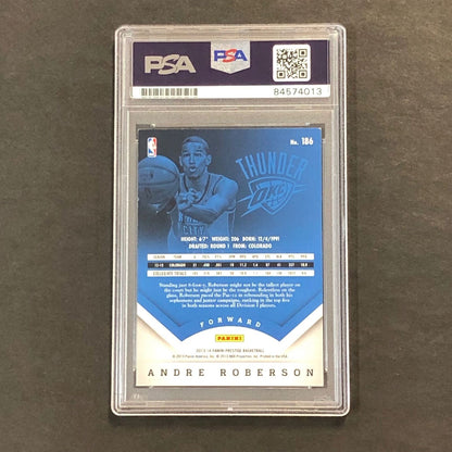 2013-14 Panini Prestige #186 Andre Roberson Signed Card AUTO PSA Slabbed RC Thun