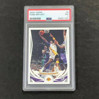 2004 Topps #8 Kobe Bryant PSA 7 NM Lakers