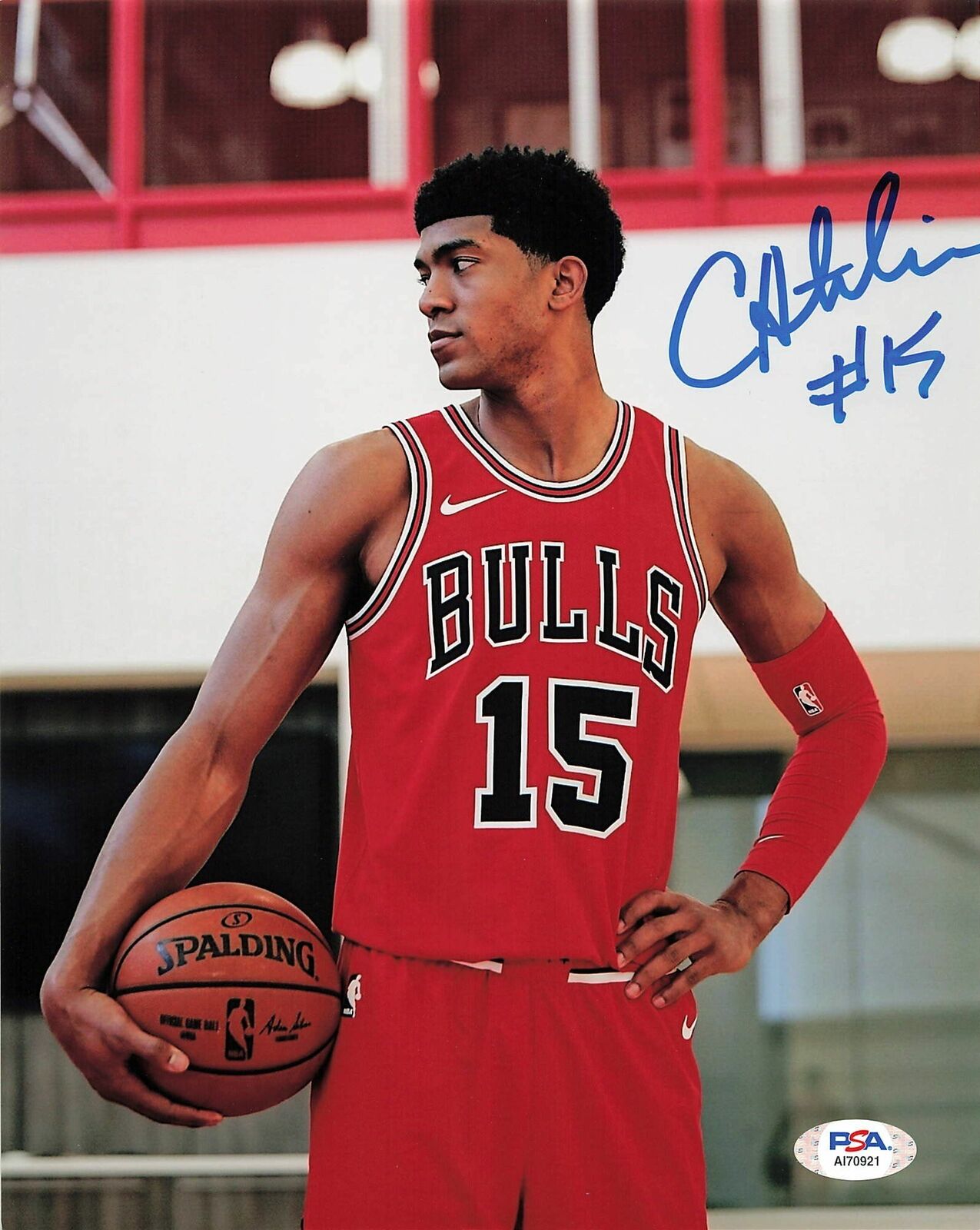 CHANDLER HUTCHISON signed 8x10 photo PSA/DNA Chicago Bulls Autographed