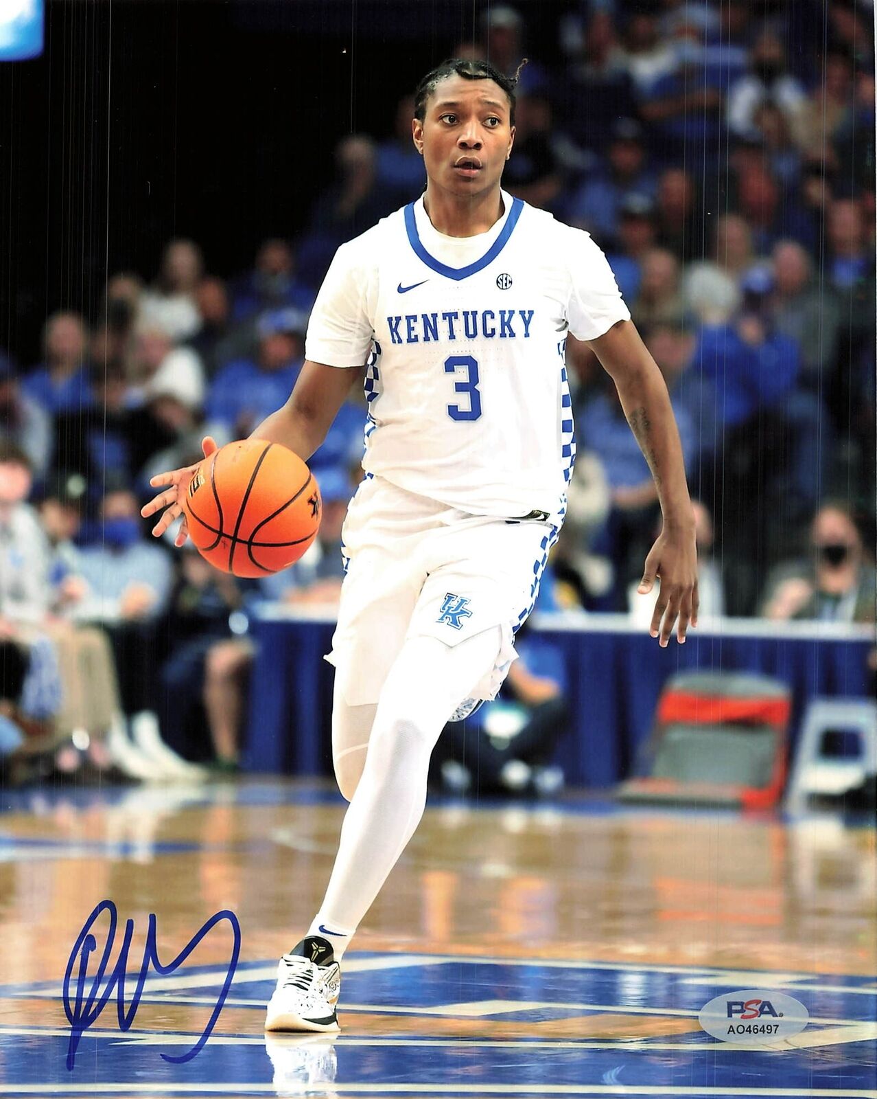 TyTy Washington Jr. signed 8x10 photo PSA/DNA Kentucky Wildcats Autographed