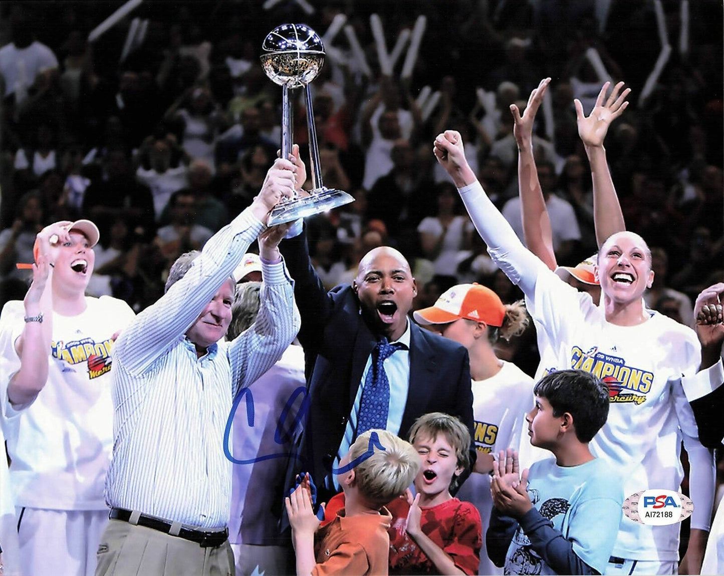 COREY GAINES signed 8x10 photo PSA/DNA Phoenix Mercury Autographed