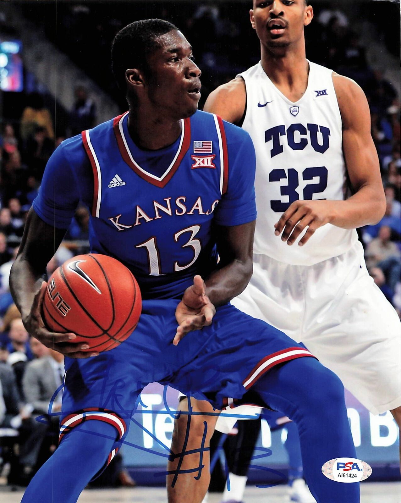 CHEICK DIALLO signed 8x10 photo PSA/DNA Kansas Jayhawks Autographed