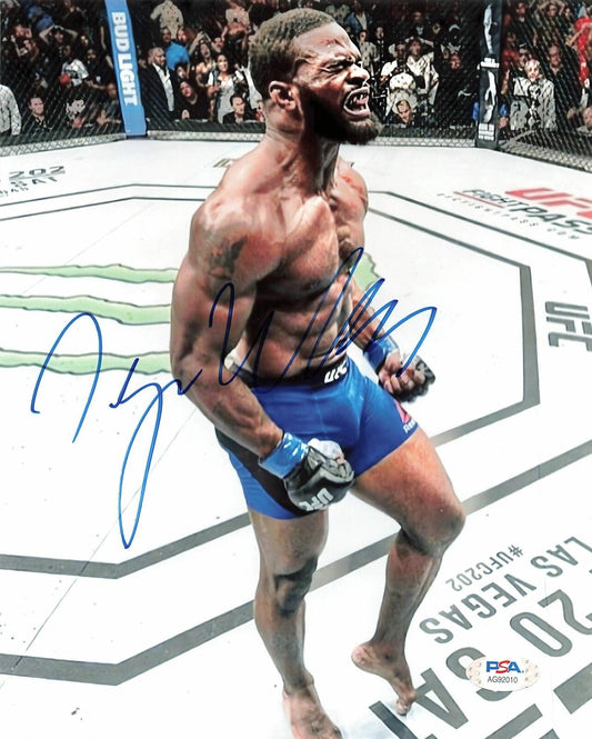 Tyron Woodley signed 8x10 photo PSA/DNA COA UFC MMA