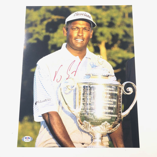 Vijay Singh Signed 11x14 Photo PSA/DNA Autographed PGA Golf