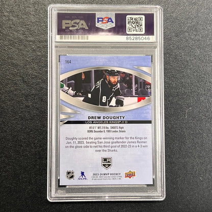 2023-24 Upper Deck MVP Hockey #164 Drew Doughty Signed Card AUTO PSA/DNA slabbed