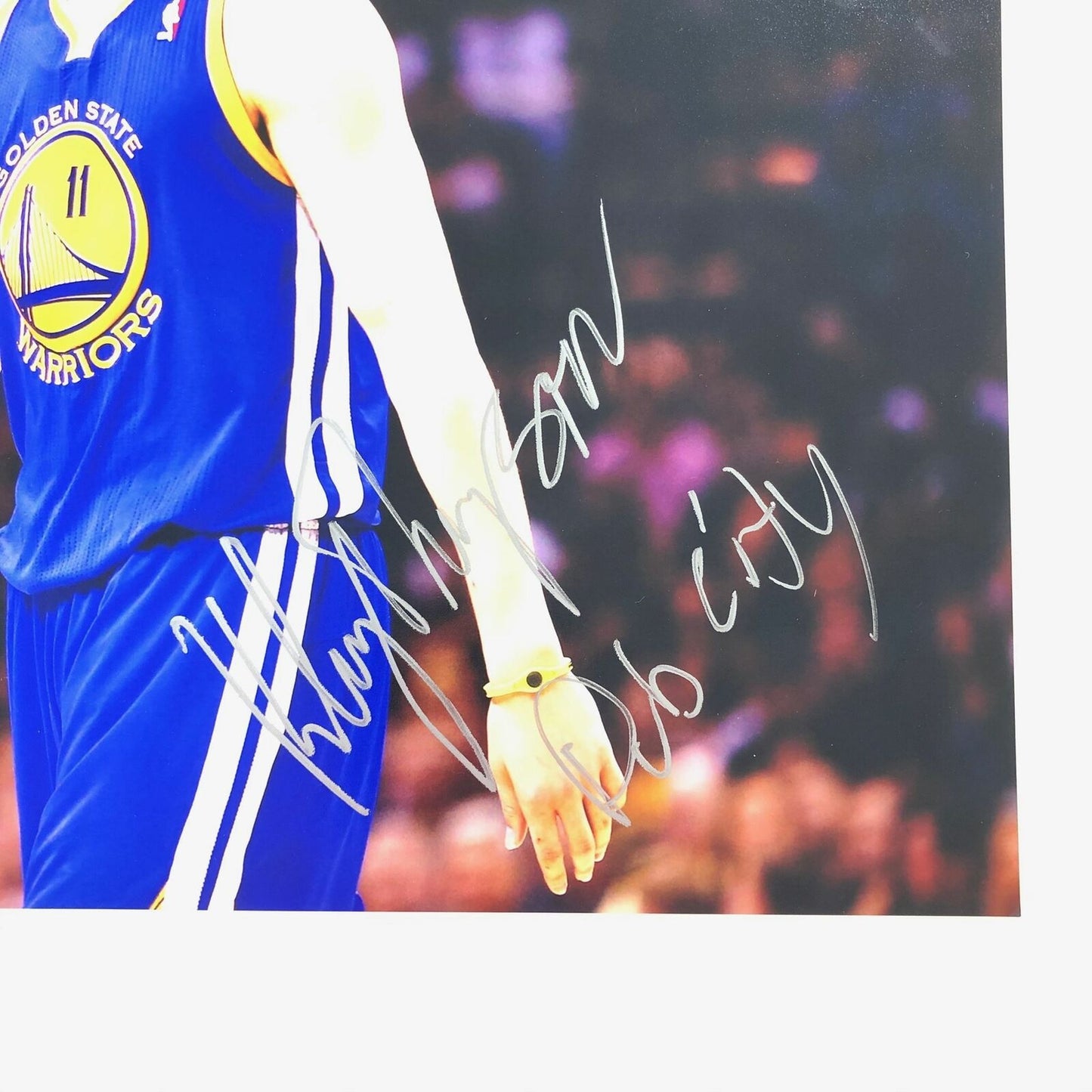 Klay Thompson signed 11x14 photo PSA/DNA Golden State Warriors Autographed