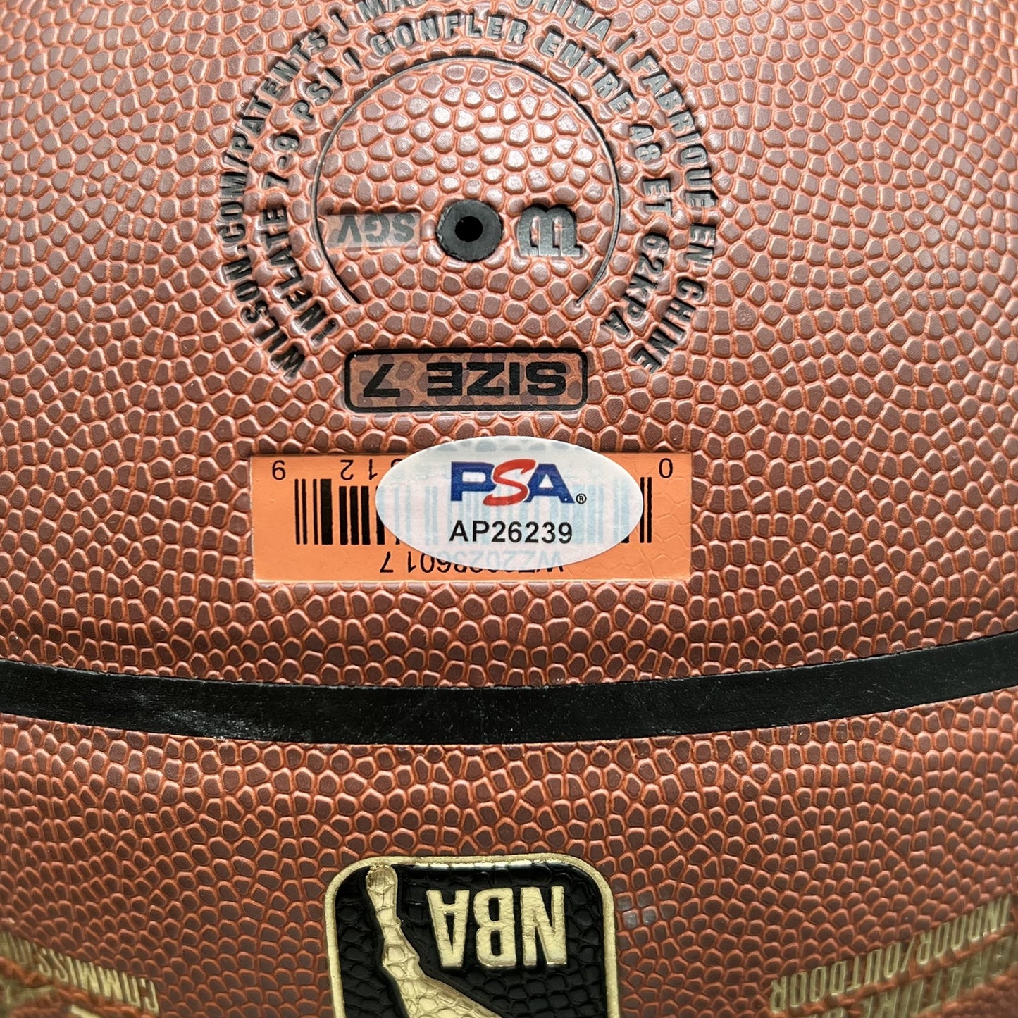 Max Christie Signed Basketball PSA Mavericks